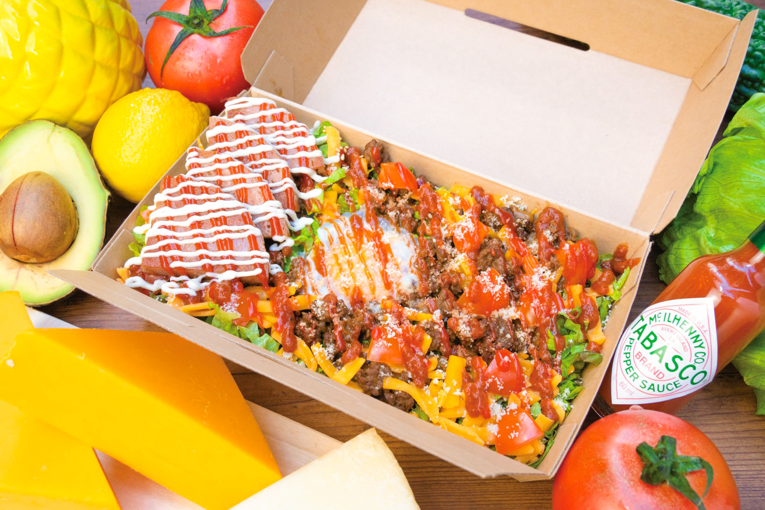 スパムタコライス