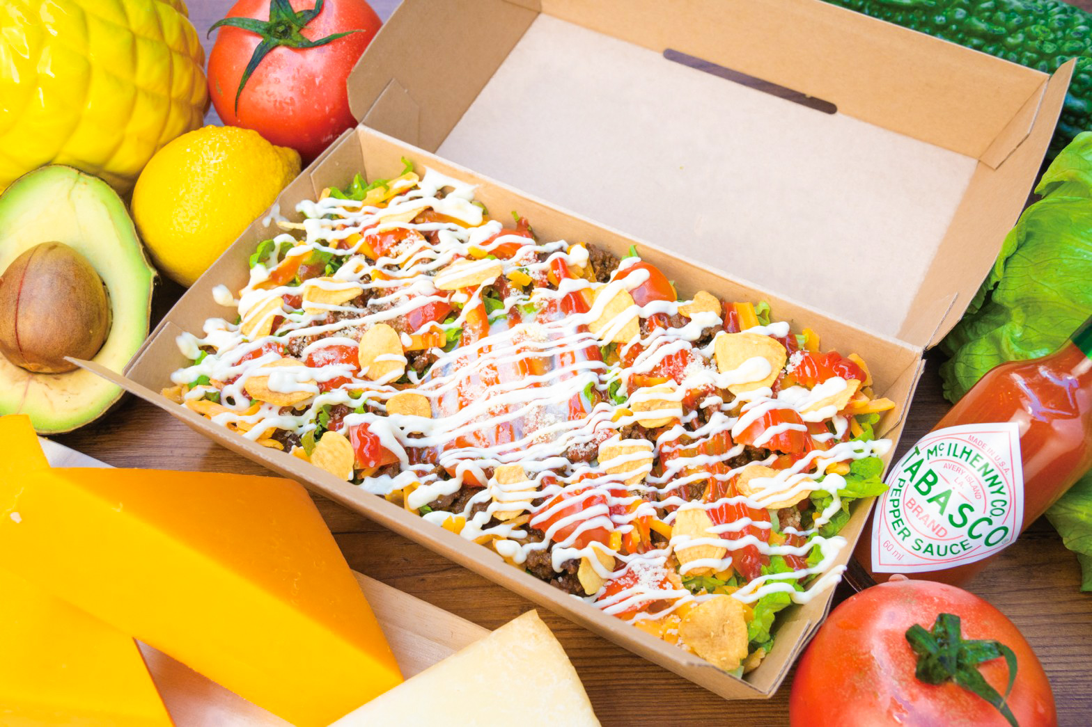 ガーリックタコライス