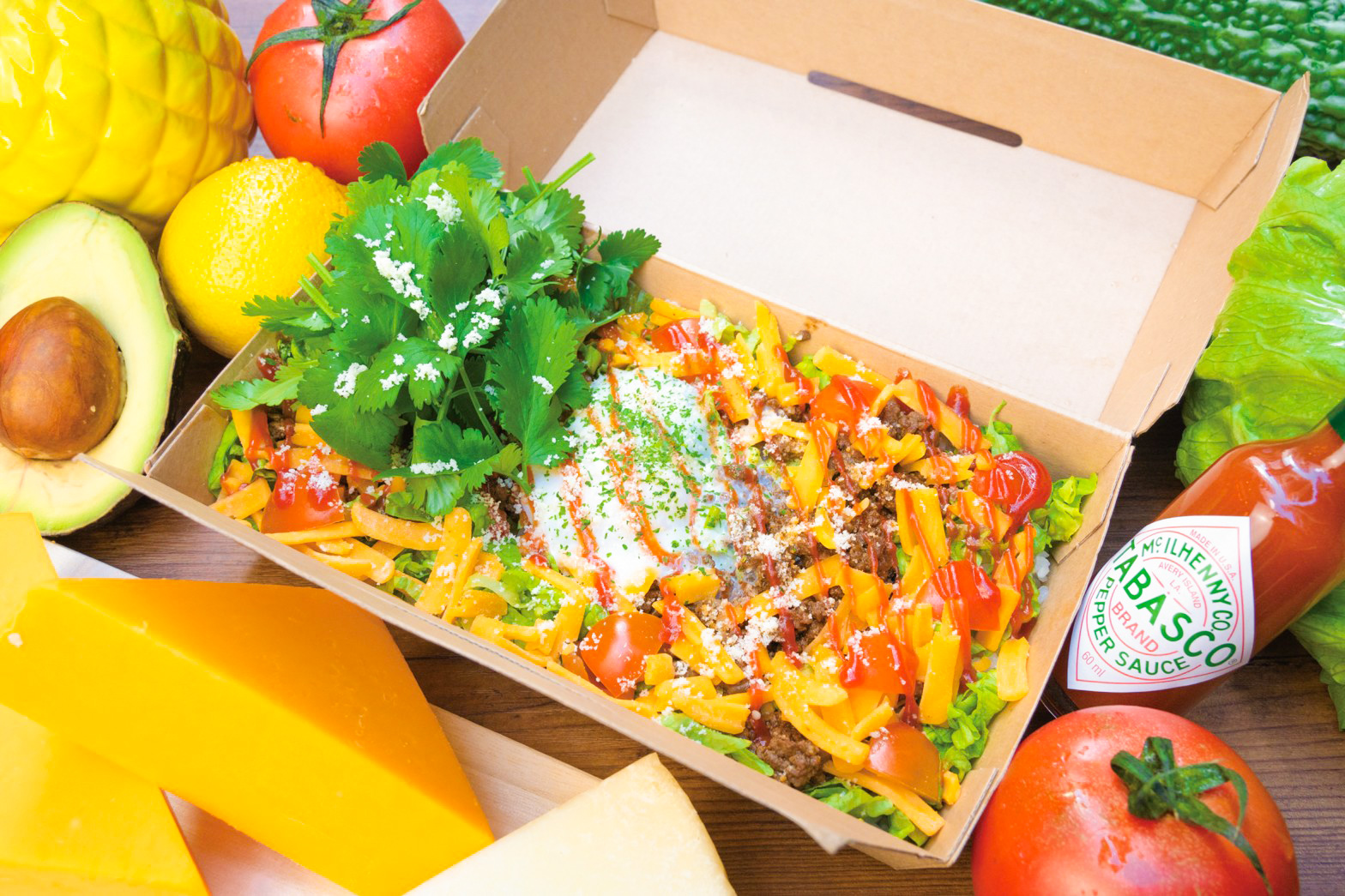 パクチータコライス