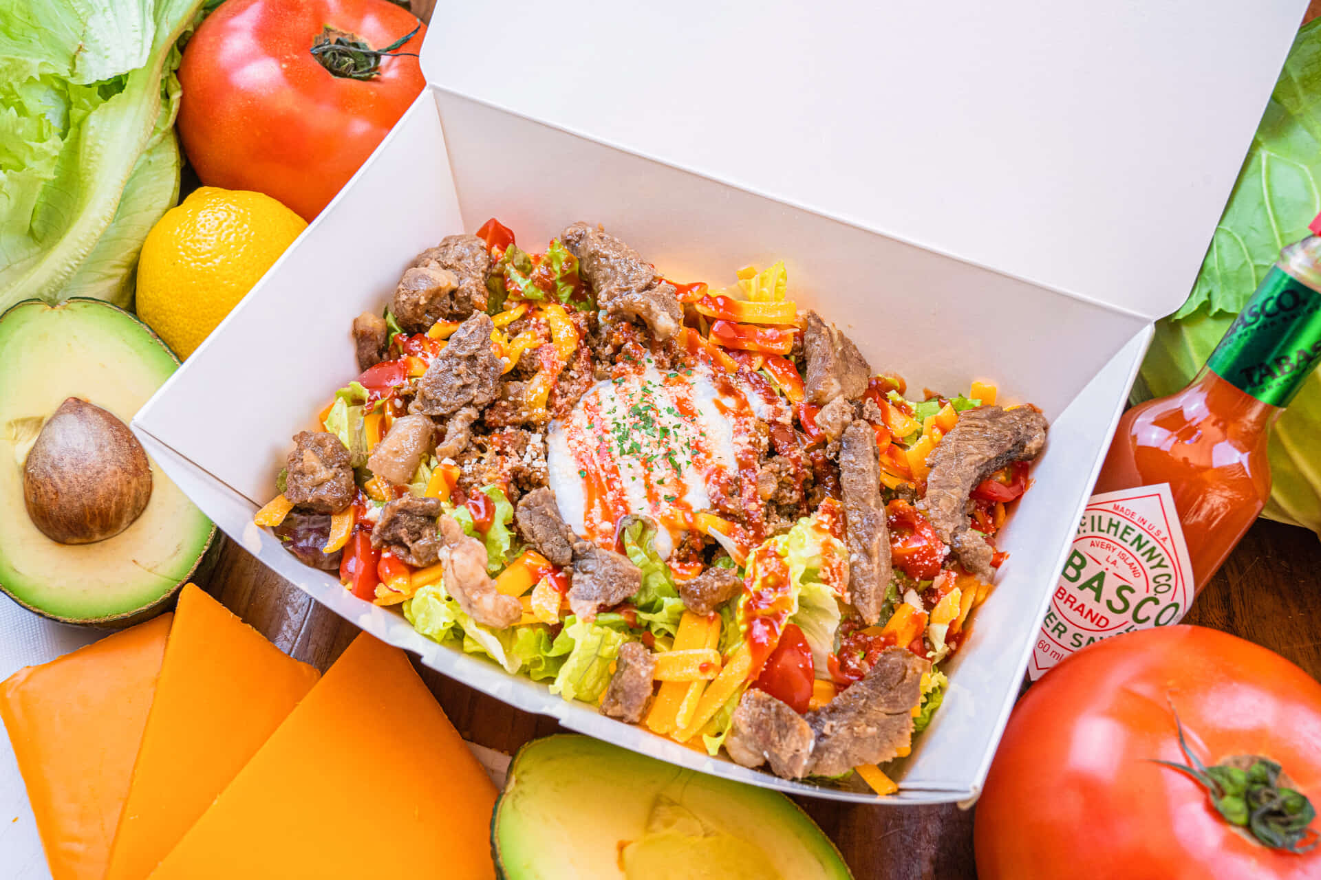 牛すじタコライス